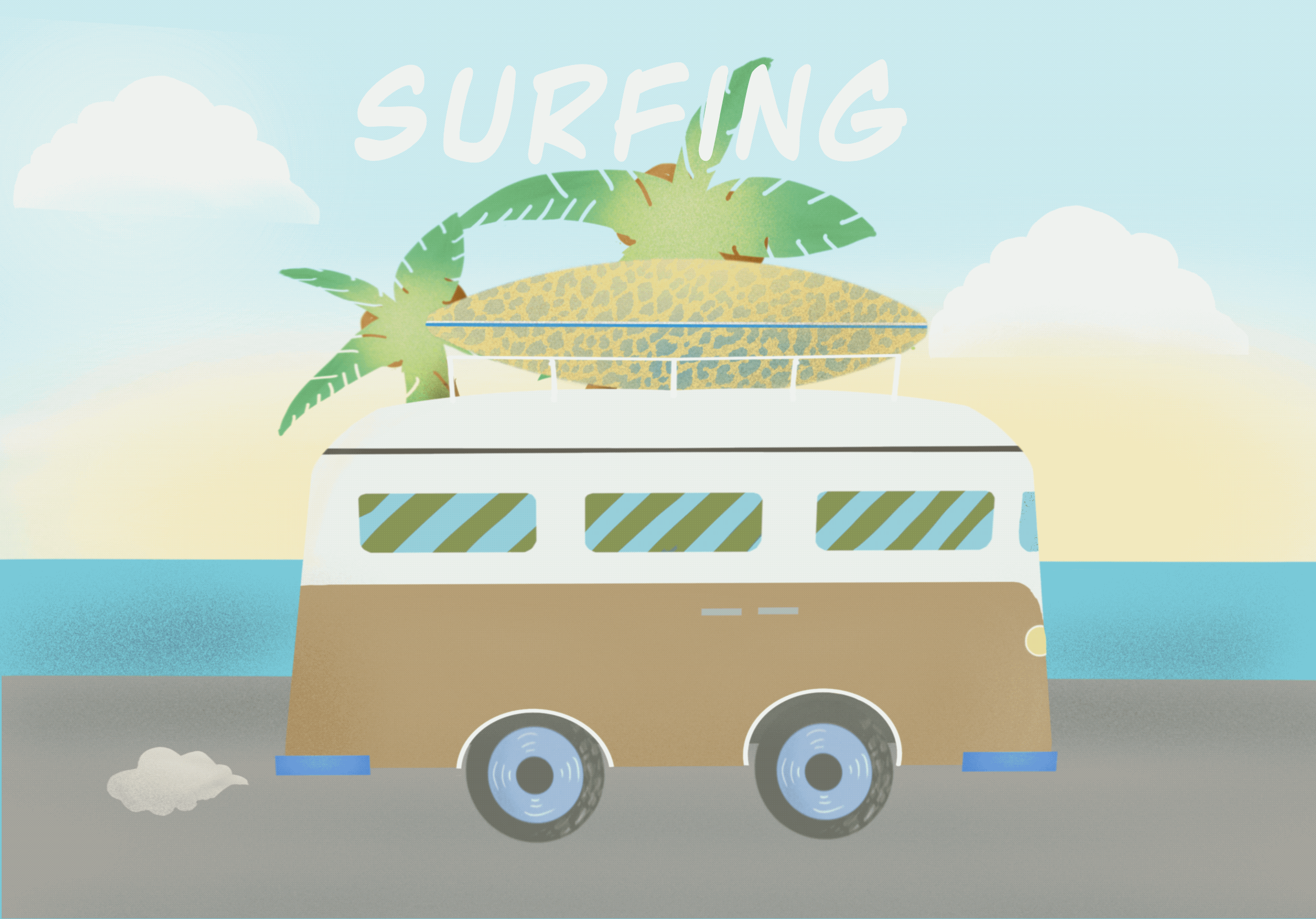 衝浪去GIF