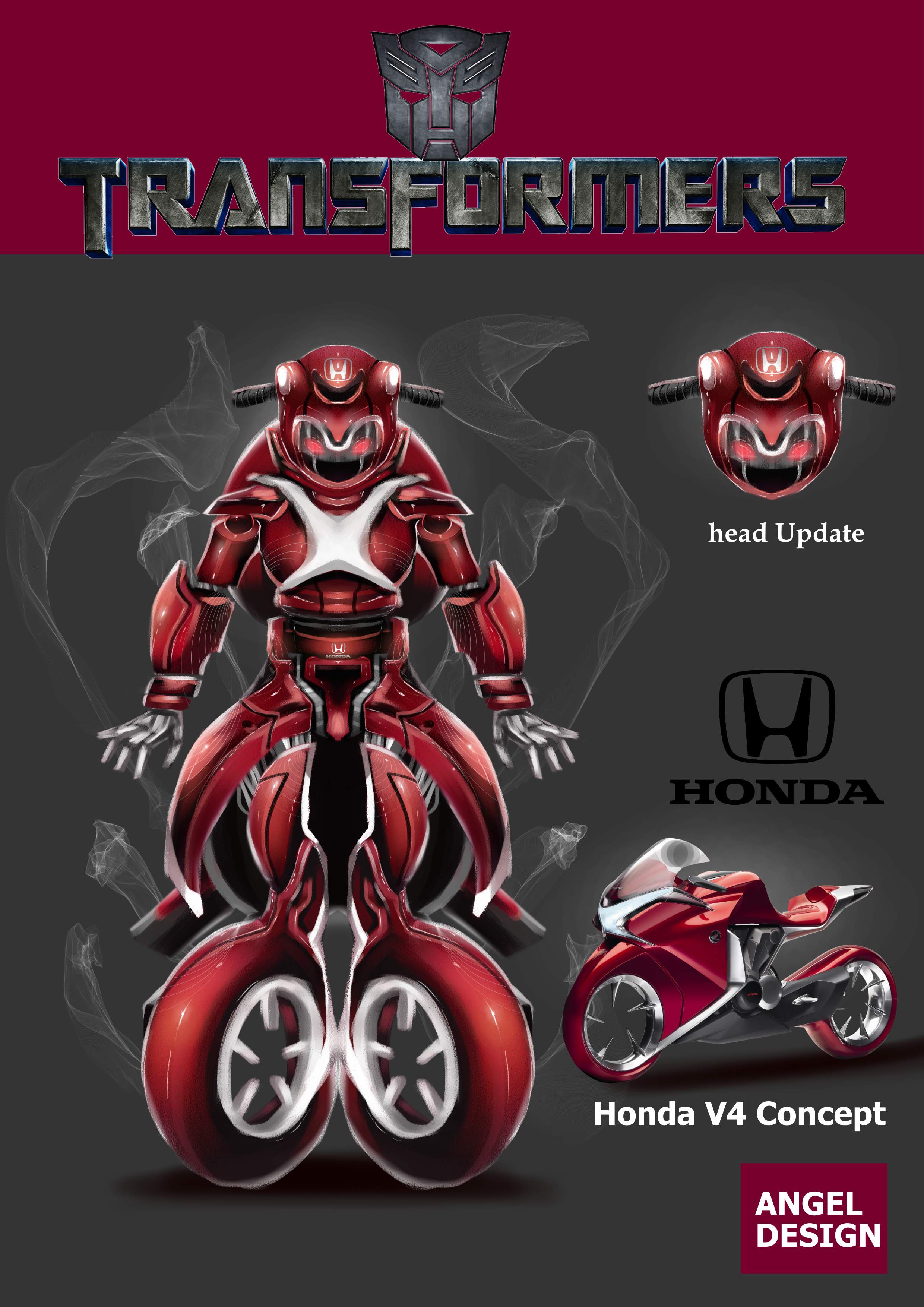 9.Transformers.變形金剛-日本Honda V4 Concept(概念摩托車)(背景) -劉有容