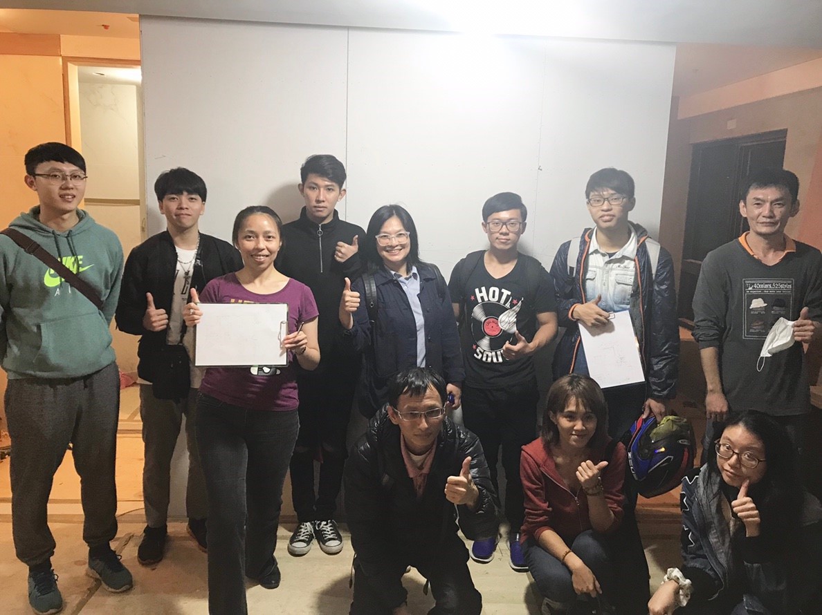 室內設計班校外實務參訪，裝修師傅傾囊相授！