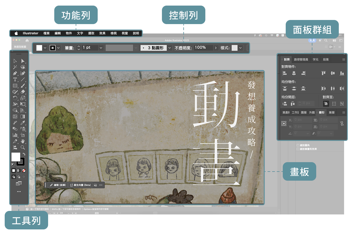 Illustrator 介面